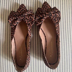 Anthropologie Cheetah Pattern Flats